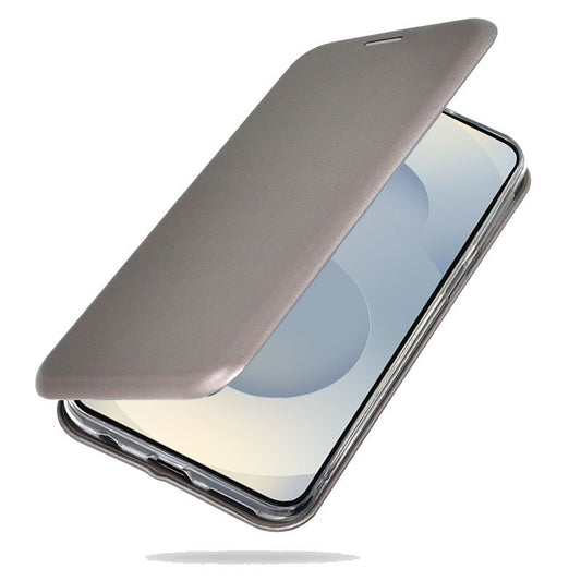 Étui à rabat élégant pour Samsung S921 Galaxy S24/S25 Argenté