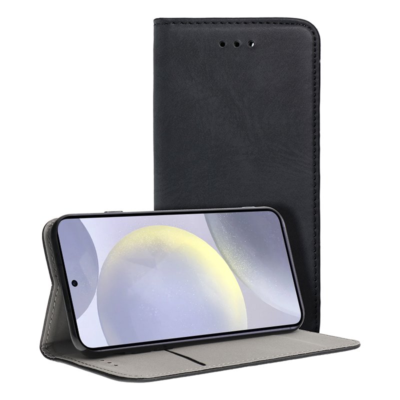 Funda COOL Flip Cover para Samsung S921 Galaxy S24 / S25 Liso Negro