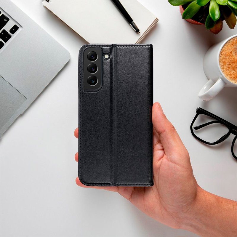Funda COOL Flip Cover para Samsung S921 Galaxy S24 / S25 Liso Negro
