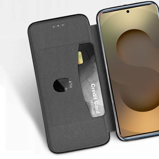 Étui à rabat élégant pour Samsung S938 et Galaxy S25 Ultra Elegance, noir