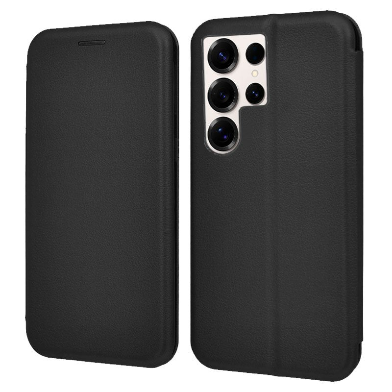 Étui à rabat élégant pour Samsung S938 et Galaxy S25 Ultra Elegance, noir