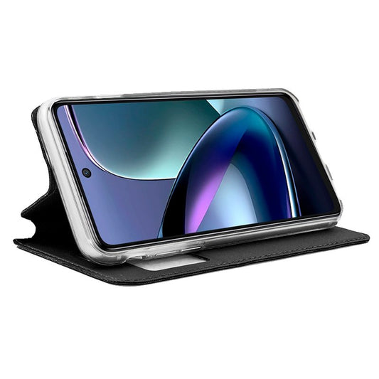 Étui à rabat Cool pour TCL 50 5G, noir lisse