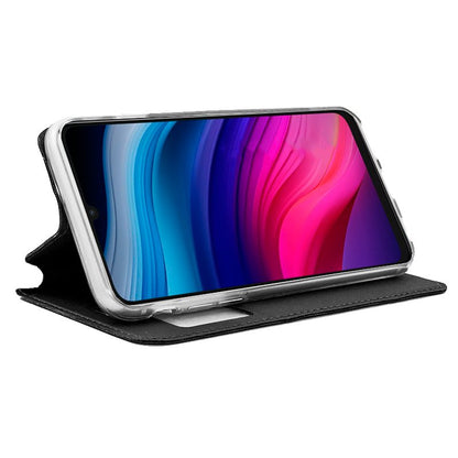 Étui à rabat Cool pour TCL 505, noir lisse