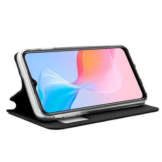 Étui à rabat tendance pour Vivo Y21 / Y21s / Y33s / V2110, noir uni