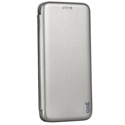 Étui à rabat élégant pour Xiaomi Mi 10 Lite, couleur argent