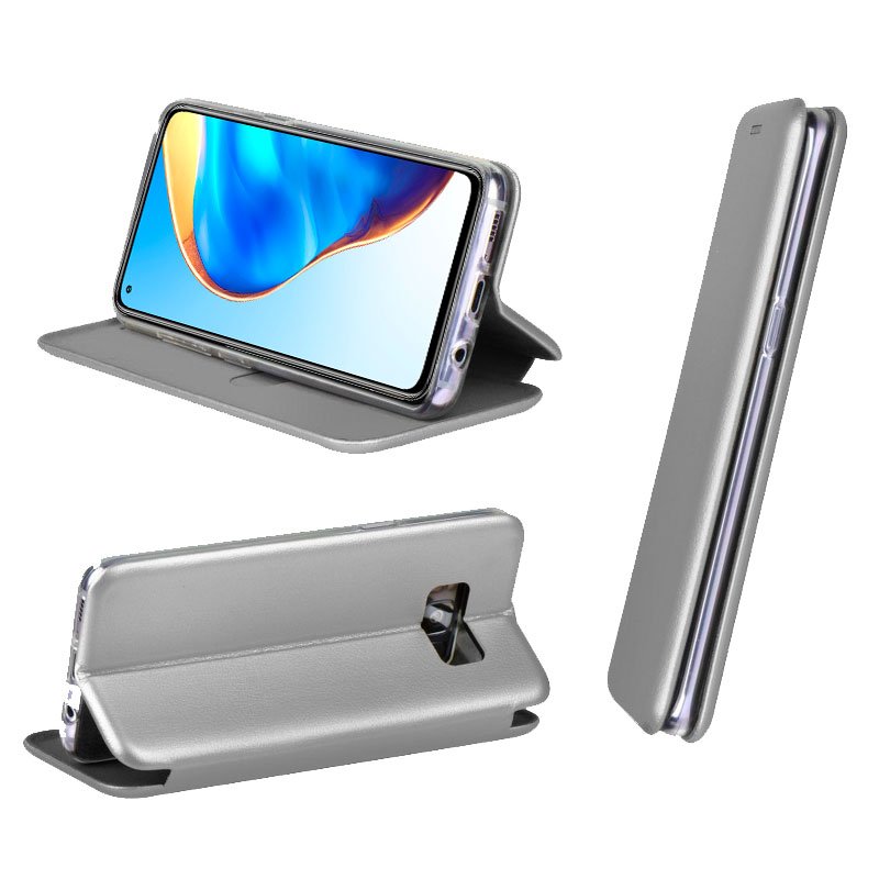 Étui à rabat élégant pour Xiaomi Mi 10T / Mi 10T Pro, argent