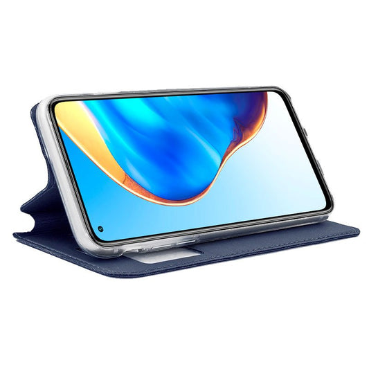 Étui à rabat tendance pour Xiaomi Mi 10T / Mi 10T Pro, bleu uni