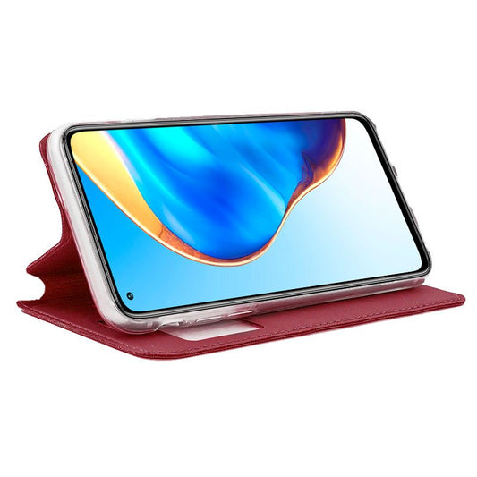 Étui à rabat tendance pour Xiaomi Mi 10T / Mi 10T Pro, rouge uni