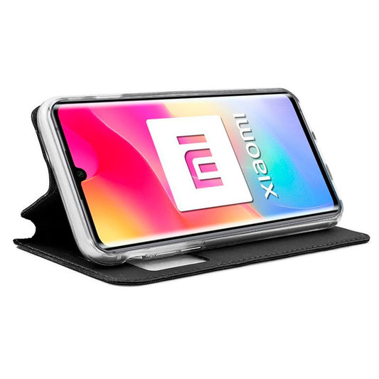 Étui à rabat Cool pour Xiaomi Mi Note 10 Lite, noir uni