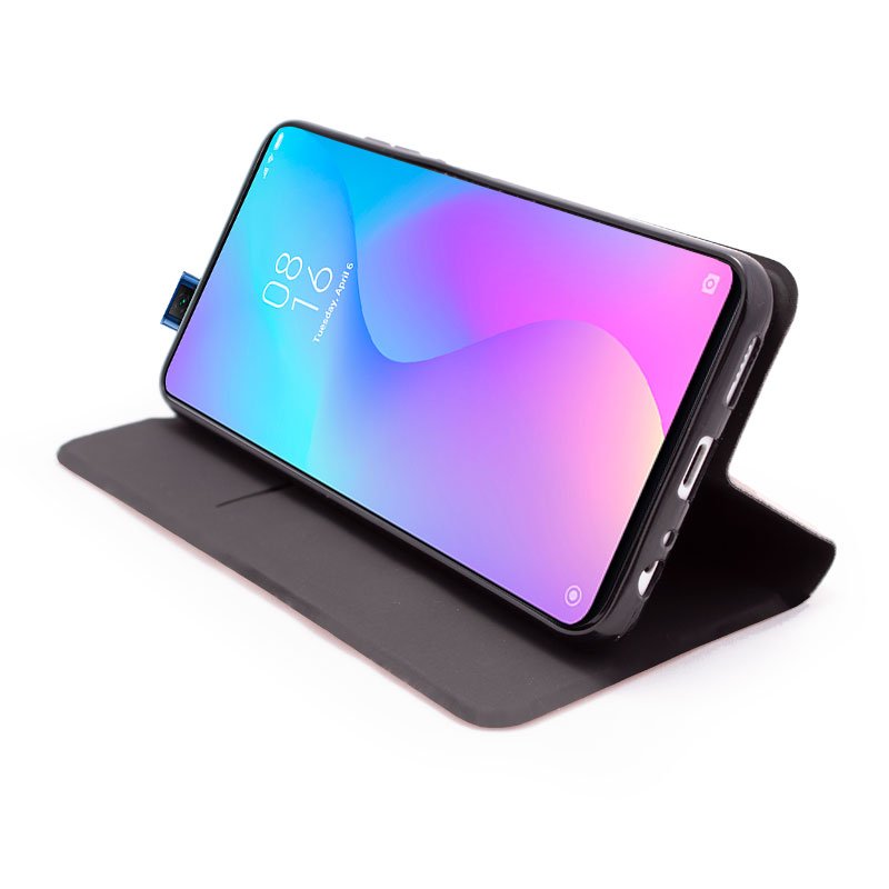 Étui à rabat élégant pour Xiaomi Pocophone M3 / Redmi 9T Bleu Élégance