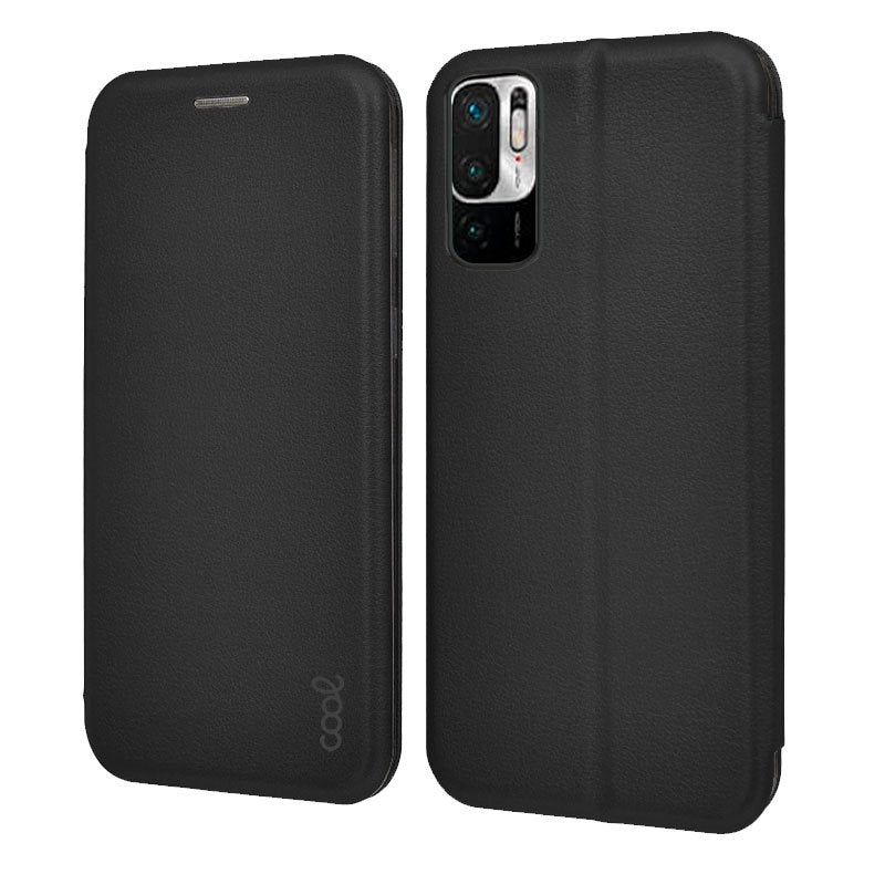 Étui à rabat Cool pour Xiaomi Redmi 10 5G Elegance Noir