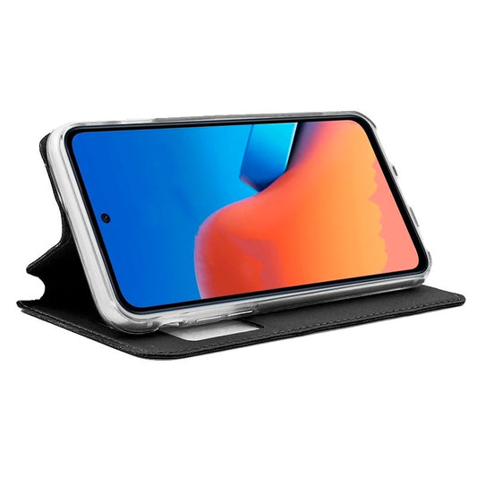 Étui à rabat tendance pour Xiaomi Redmi 12 / Redmi 12 5G, noir uni