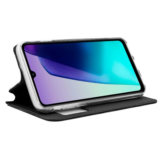 Étui à rabat tendance pour Xiaomi Redmi 14C / Poco C75, noir uni