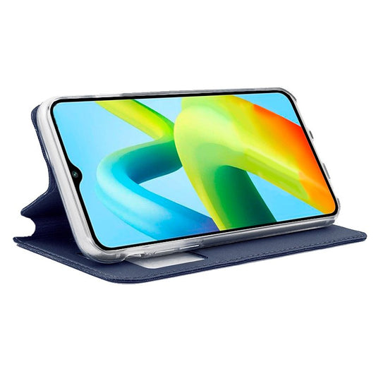 Étui à rabat Cool pour Xiaomi Redmi A1/A2, bleu uni