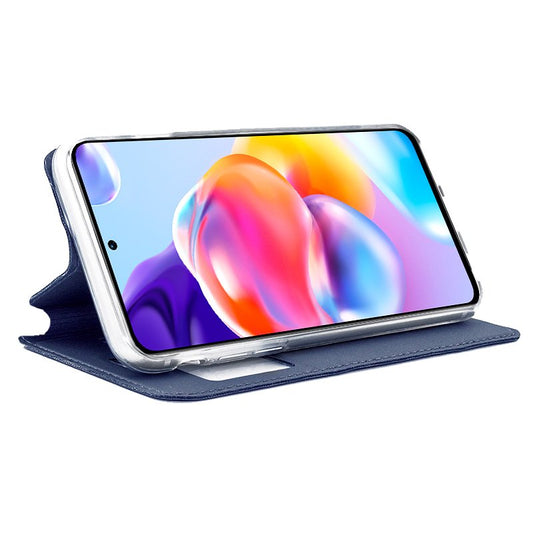 Étui à rabat Cool pour Xiaomi Redmi Note 11 Pro Plus 5G, bleu uni