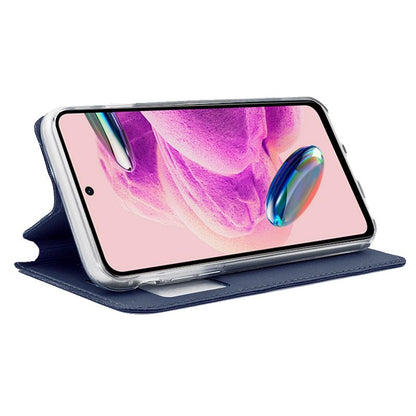 Étui à rabat Cool pour Xiaomi Redmi Note 12S, bleu uni