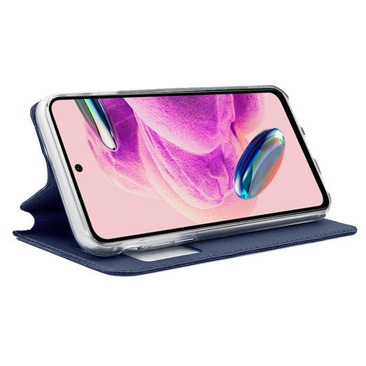 Étui à rabat Cool pour Xiaomi Redmi Note 12S, bleu uni