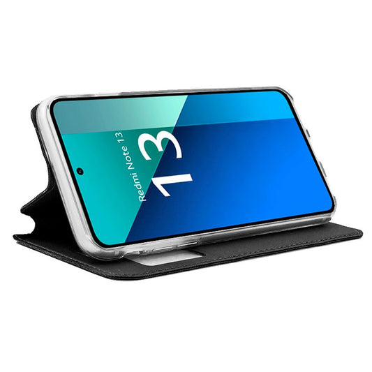 Étui à rabat Cool pour Xiaomi Redmi Note 13, noir uni