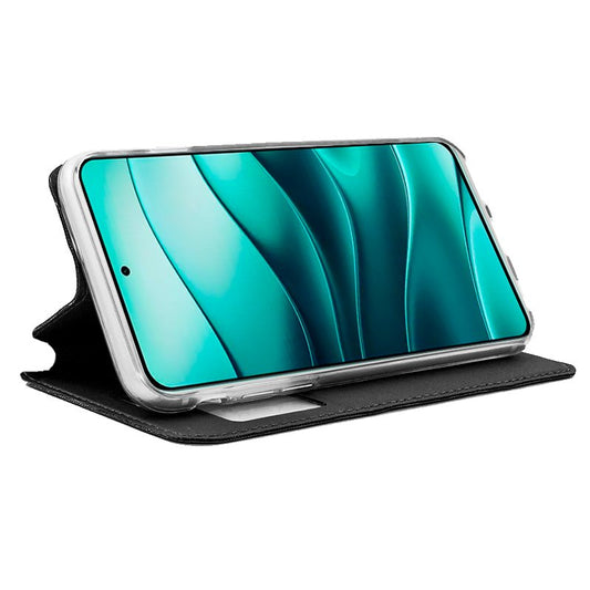 Étui à rabat tendance pour Xiaomi Redmi Note 14 5G, noir uni