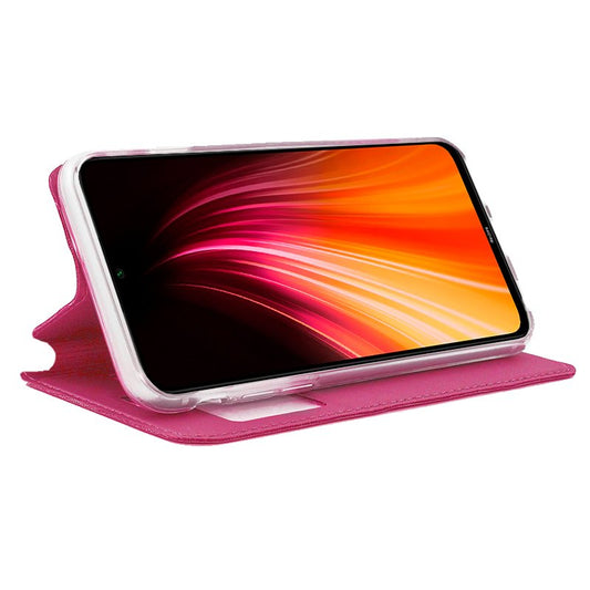 Étui à rabat tendance pour Xiaomi Redmi Note 8 / Note 8 (2021) - Rose uni