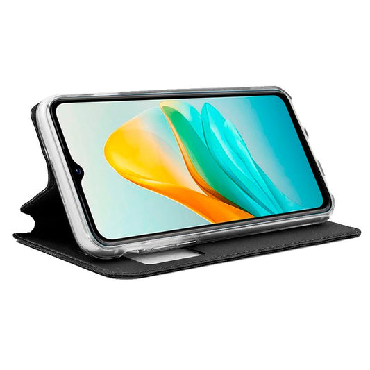 Étui à rabat Cool pour ZTE Blade A53 Pro, noir lisse