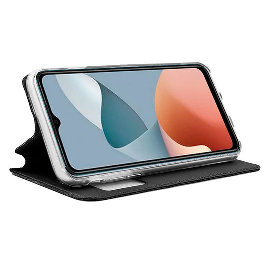 Étui à rabat Cool pour ZTE Blade A54 Noir lisse