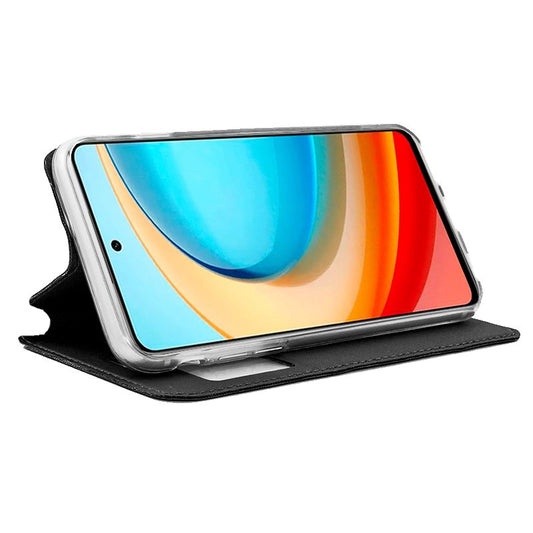 Étui à rabat Cool pour ZTE Blade A75 Noir lisse
