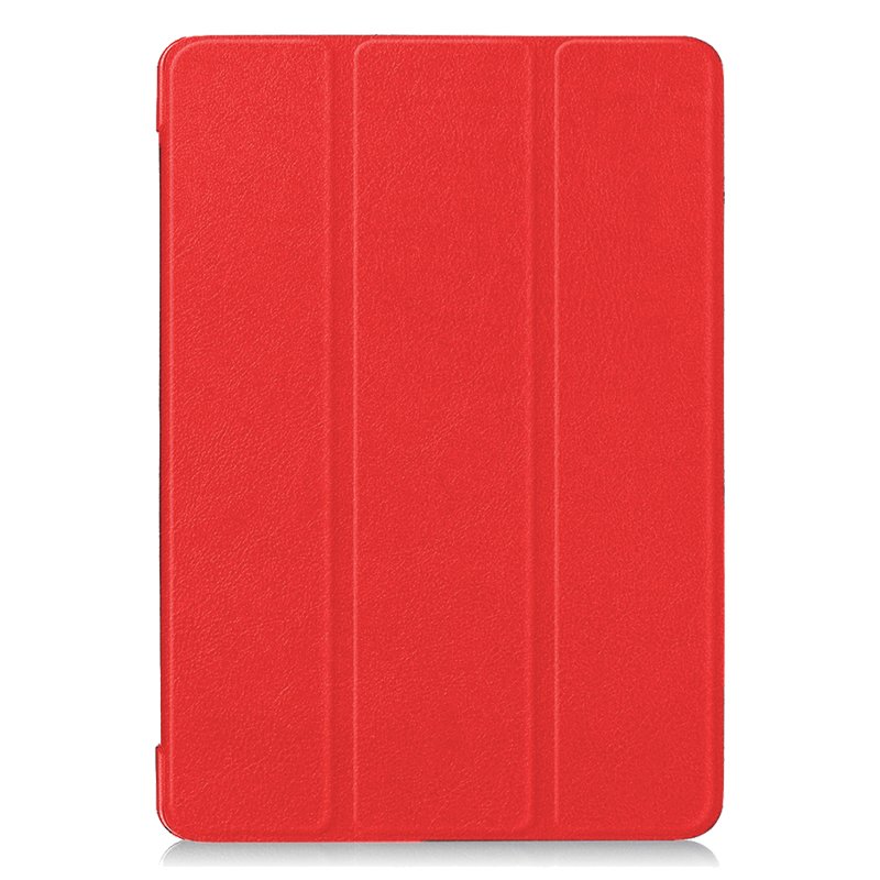 Étui tendance en cuir lisse rouge pour Huawei Matepad T10s (10,1 pouces)