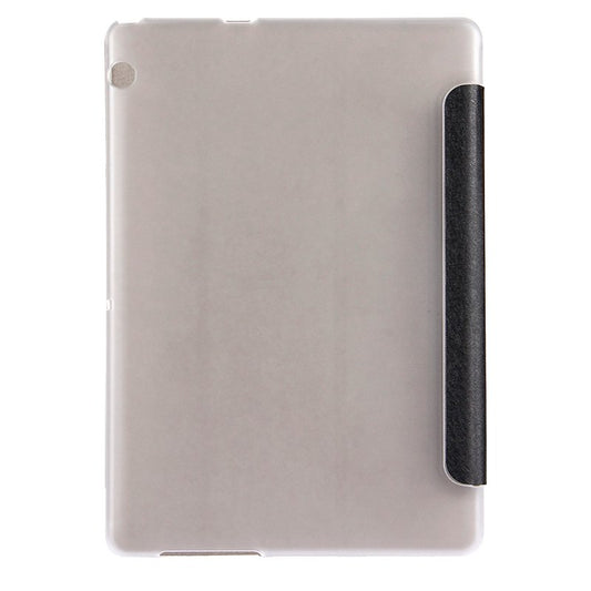Étui tendance en similicuir lisse noir pour Huawei Mediapad T3 9,6 pouces