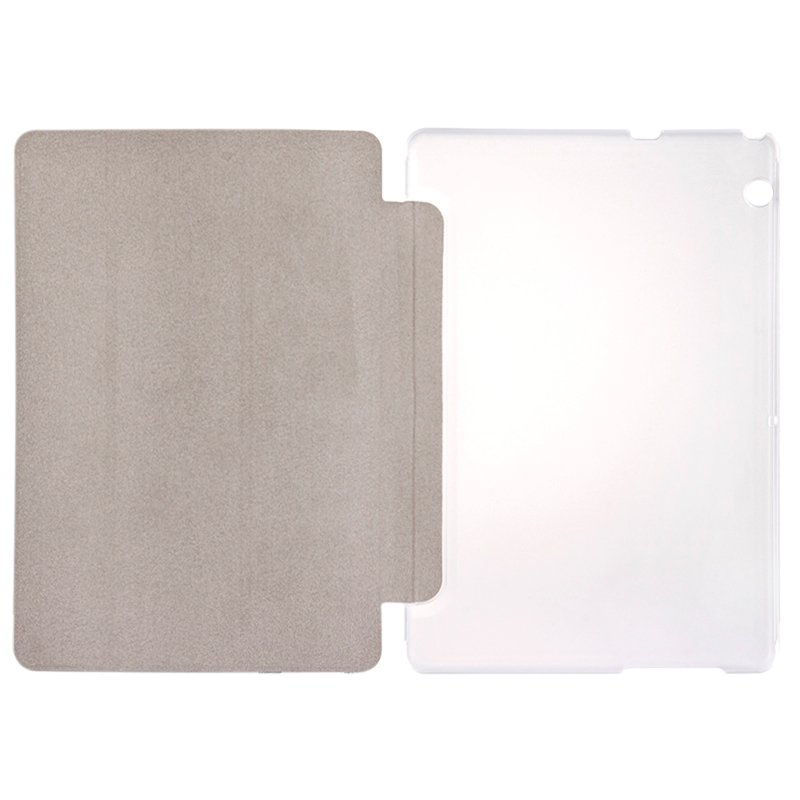 Étui tendance en similicuir lisse noir pour Huawei Mediapad T3 9,6 pouces