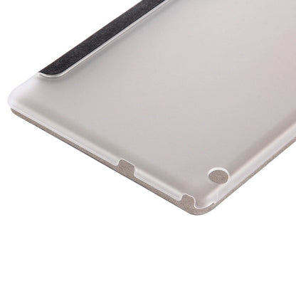 Étui tendance en similicuir lisse noir pour Huawei Mediapad T3 9,6 pouces