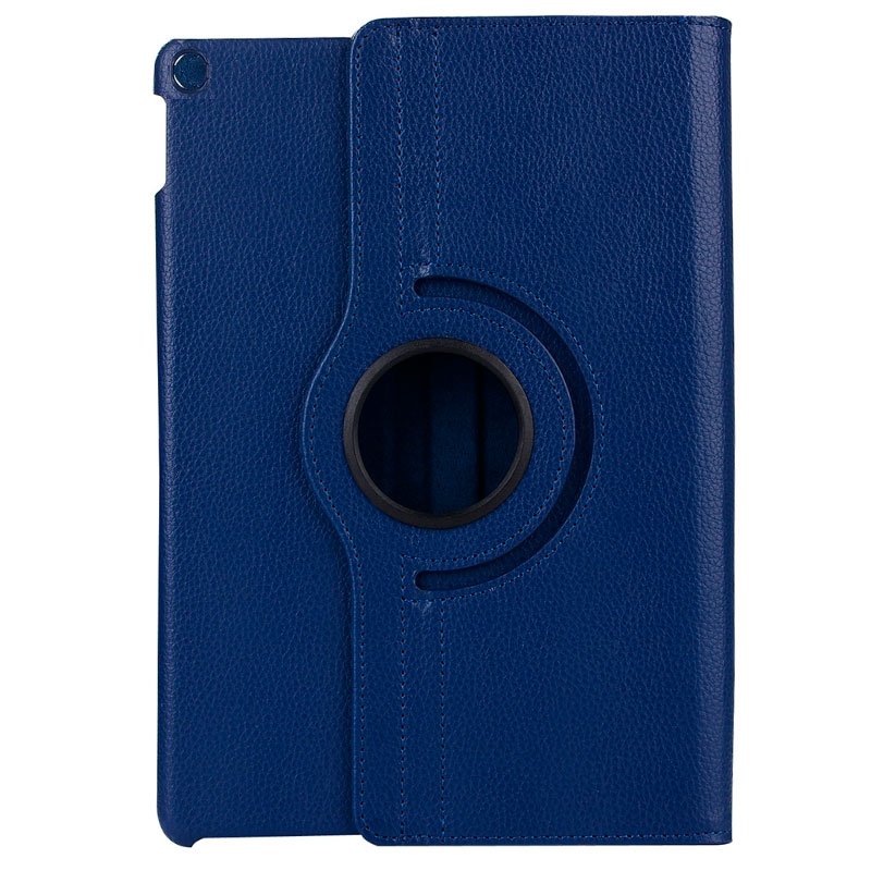 Étui rotatif en similicuir bleu pour iPad (2019/2020/2021) 10,2 pouces
