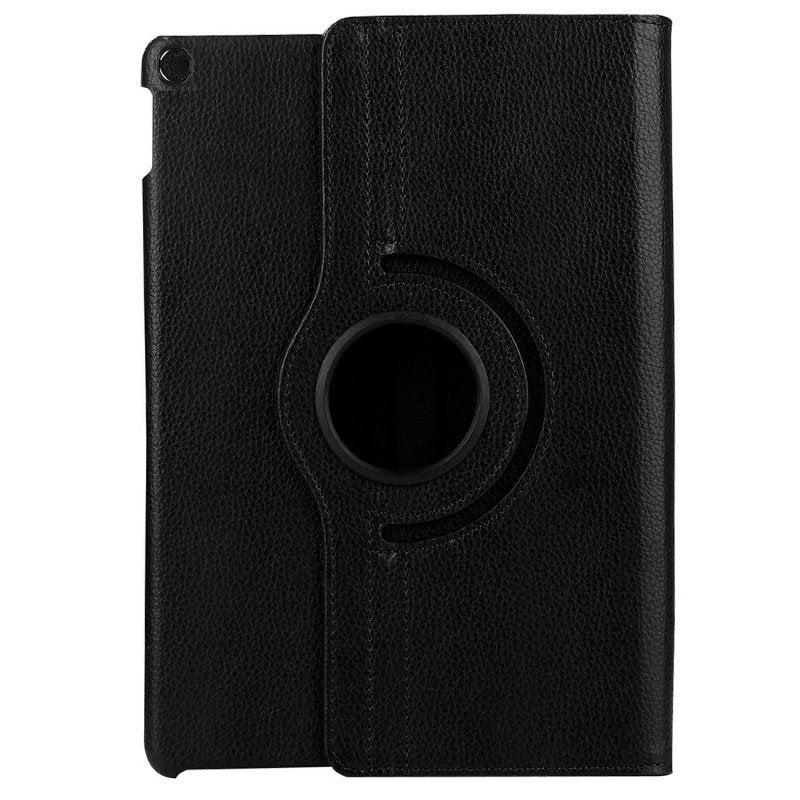 Étui rotatif en similicuir noir pour iPad (2019/2020/2021) 10,2 pouces
