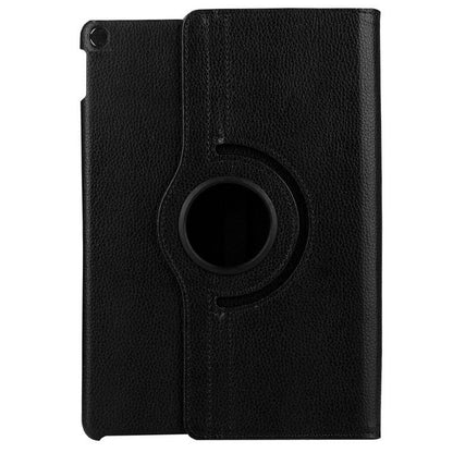 Étui rotatif en similicuir noir pour iPad (2019/2020/2021) 10,2 pouces