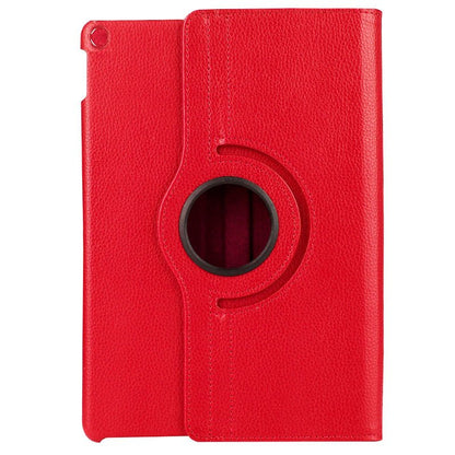 Étui rotatif en similicuir rouge pour iPad (2019/2020/2021) 10,2 pouces