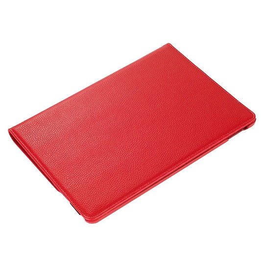 Étui rotatif en similicuir rouge pour iPad (2019/2020/2021) 10,2 pouces