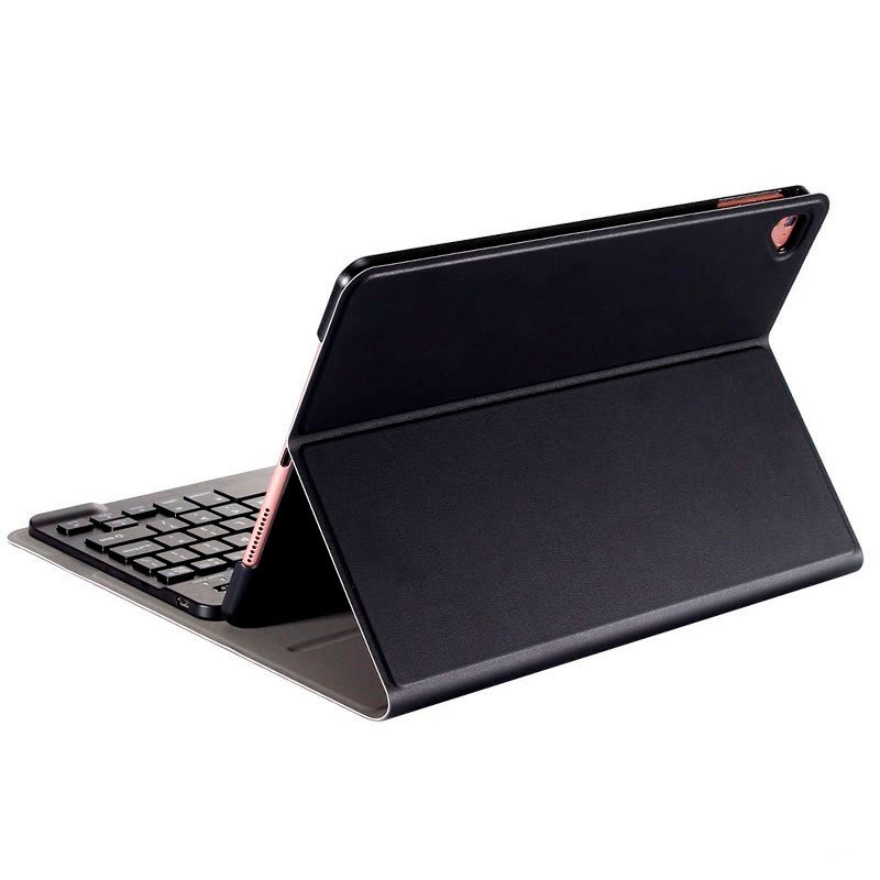 Étui Cool pour iPad (2019/2020/2021) 10,2 pouces en similicuir avec clavier Bluetooth (noir)