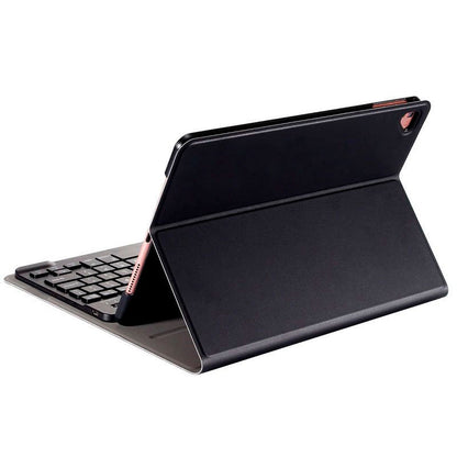 Étui Cool pour iPad (2019/2020/2021) 10,2 pouces en similicuir avec clavier Bluetooth (noir)