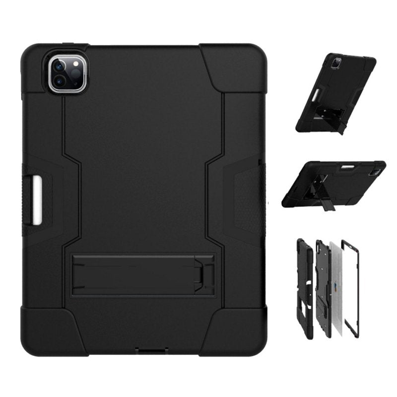 Étui rigide noir pour iPad Pro 11 (2020/2021) / Air 4 (2020/2022/2024/2025)