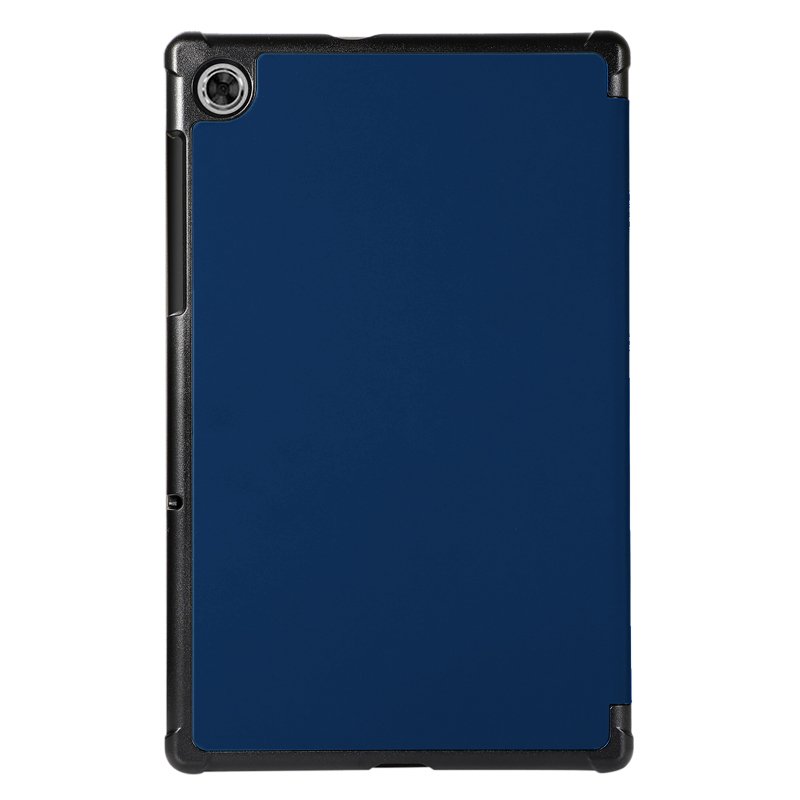 Étui cool pour Lenovo Tab M10 HD 2e génération (TB-X306) en similicuir lisse bleu 10,1 pouces