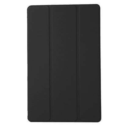 Étui cool pour Lenovo Tab M10 HD 2e génération (TB-X306) en similicuir noir lisse 10,1 pouces