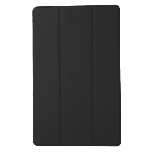 Étui cool pour Lenovo Tab M10 HD 2e génération (TB-X306) en similicuir noir lisse 10,1 pouces