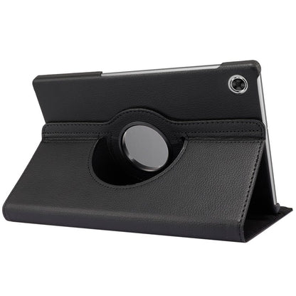 Étui en similicuir lisse noir pour tablette Lenovo Tab M10 Plus / FHD Plus 2e génération / Tab K10 10,3 pouces