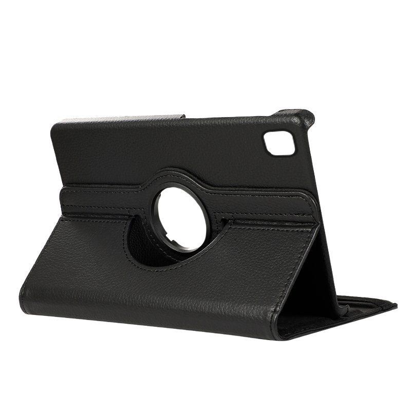 Étui tendance pour Lenovo Tab M11 en similicuir noir lisse (11 pouces)