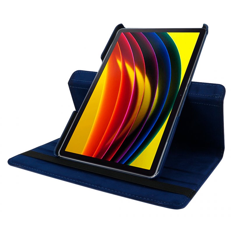 Étui cool pour Lenovo Tab P11 / P11 Plus en similicuir lisse bleu (11 pouces)