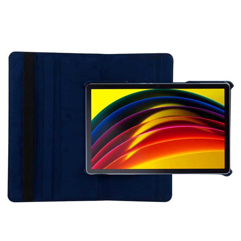 Étui cool pour Lenovo Tab P11 / P11 Plus en similicuir lisse bleu (11 pouces)