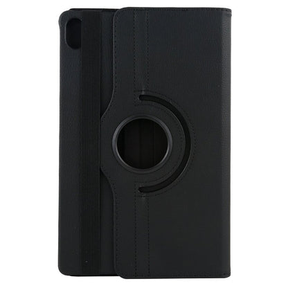 Étui tendance en similicuir lisse noir pour Lenovo Tab P11/P11 Plus (11 pouces)