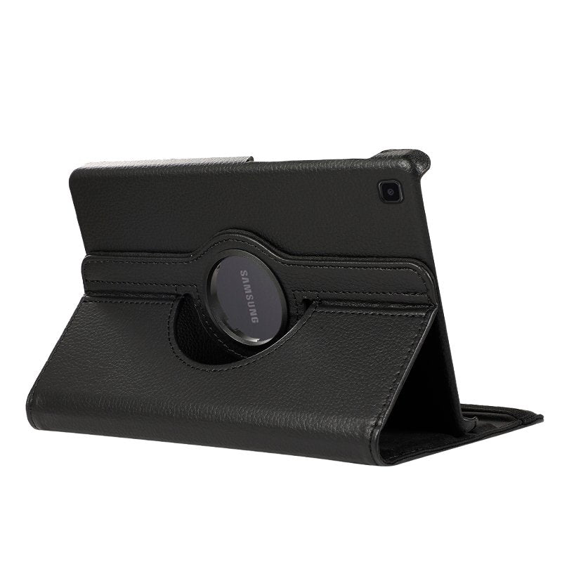 Étui en similicuir lisse noir pour Samsung Galaxy Tab A7 Lite T220/T225 (8,7 pouces)