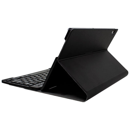 Étui élégant pour Samsung Galaxy Tab A7 T500 / T503 / T505, clavier Bluetooth en similicuir noir lisse, 10,4 pouces