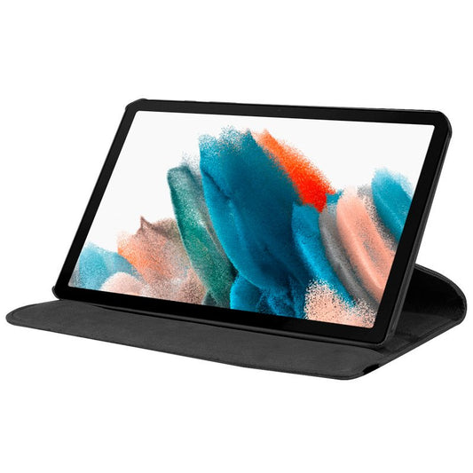 Étui cool en similicuir lisse noir pour Samsung Galaxy Tab A8 X200/X205 10,5 pouces